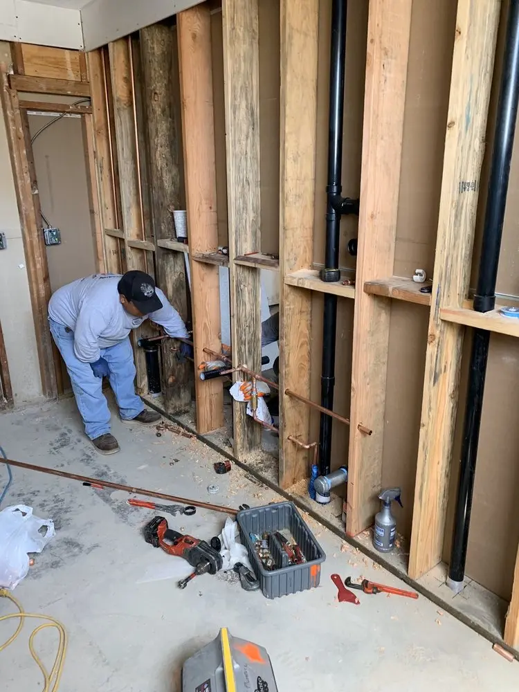 Commercial rough-in plumbing for Commercial Plumbing in College Town